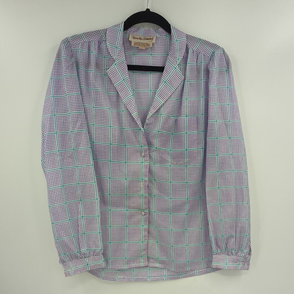 DIANE VON FURSTENBERG Long Sleeve Button Down Shirt